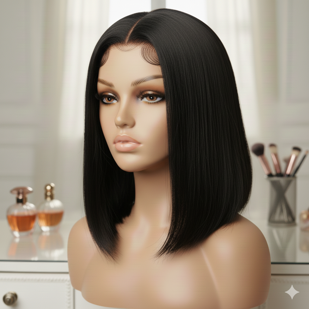 Brazilian Glueless Bob Straight Wig