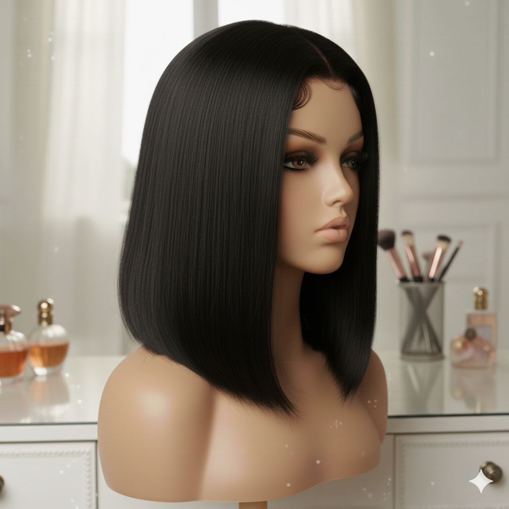 Brazilian Glueless Bob Straight Wig